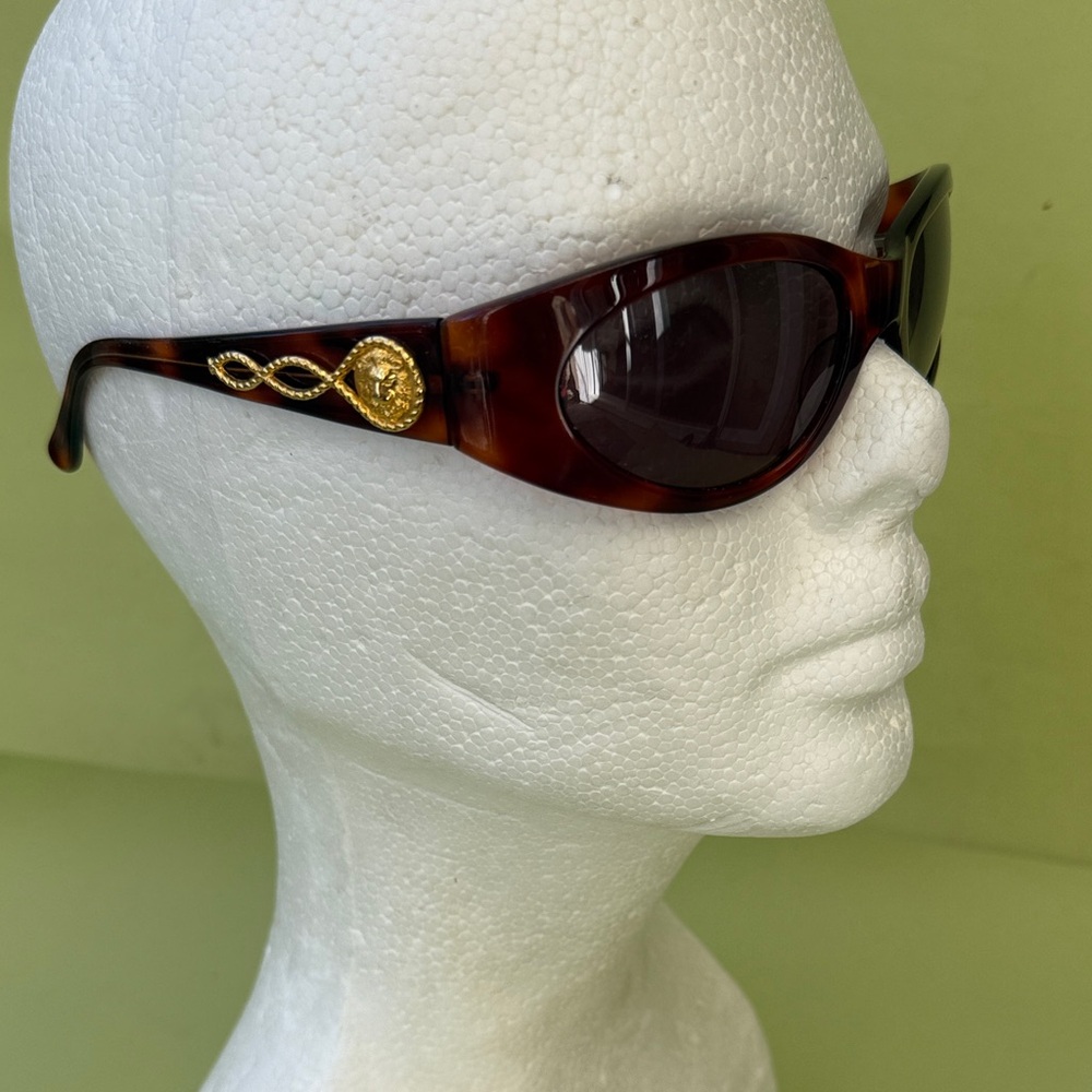 Vintage Hand Made Tortoise Shell Sunglasses with Gold Accents